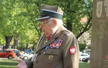 Spotkanie płk. Tadeusza Kowalskiego, Kawalera Orderu VM, z młodzieżą na warszawskim Żoliborzu