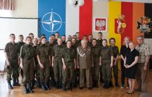 Spotkanie płk. Tadeusza Kowalskiego z uczestnikami Wojskowej Zielonej Szkoły
