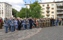 Święto "Błękitnej Armii" i flagi amerykańskie dla weteranów II wojny światowej