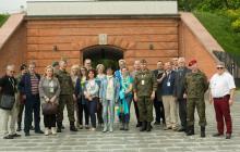 Spotkanie żołnierzy i pracowników wojska z płk. w st. spocz. Bolesławem Siemiątkowskim