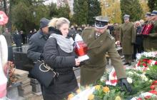 Ceremonia pogrzebowa płk. Zygmunta Łabędzkiego "Łosia"